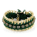 Dark green bracelet